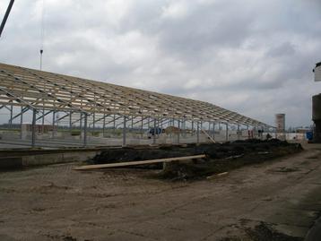 Spanten en gordingen stal, schuur beschikbaar voor biedingen