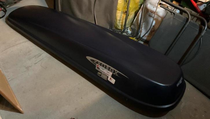 Dakkoffer/skibox Probox350& incl. 2keys  zgan 2x gebruikt., Auto diversen, Dakkoffers, Zo goed als nieuw, Ophalen