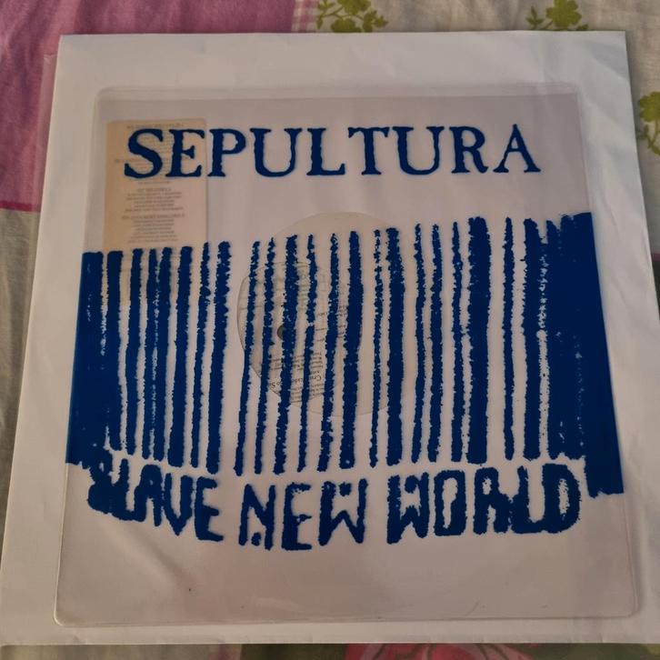 Sepultura - Brave new world vinyl 10" inch, Cd's en Dvd's, Vinyl | Hardrock en Metal, Zo goed als nieuw, Verzenden