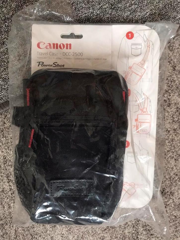 Nog in verpakking: Nieuw zwart Canon Fototasje type DCC-2500, Audio, Tv en Foto, Fotografie | Fototassen, Nieuw, Overige typen