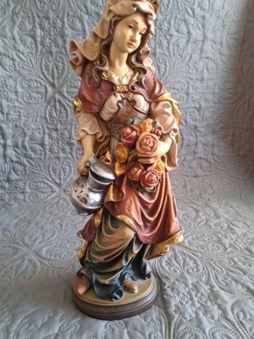 Heilige Elisabeth met rozen, Antiek en Kunst, Antiek | Religie, Ophalen of Verzenden