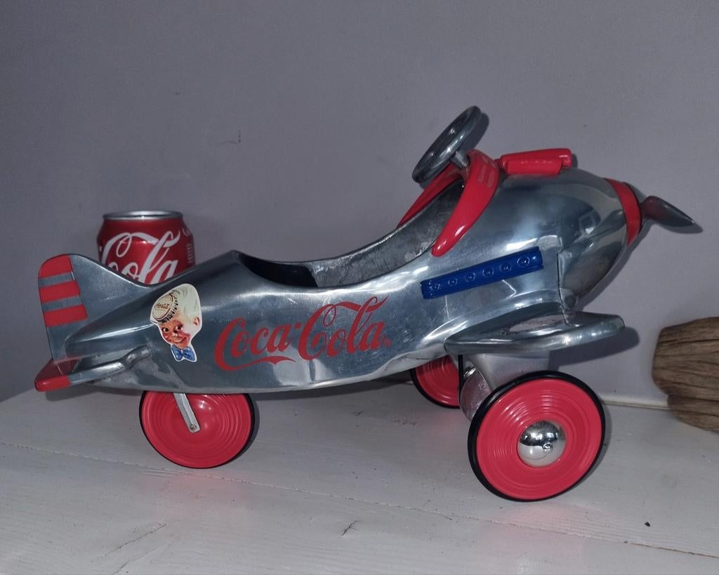 Coca Cola Metalen Vliegtuig., Ophalen of Verzenden, Zo goed als nieuw