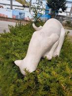 Groot Beeld van een Springende Witte Kat Poes Nieuw, Ophalen of Verzenden, Nieuw, Hond of Kat, Beeldje of Figuurtje