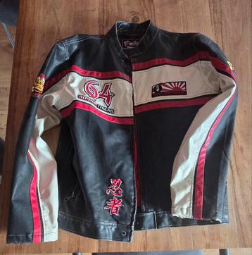 Mooie leren motorjas redactie full speed gear M beschikbaar voor biedingen