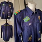 Kruikenstad blouse blauw maat XL emblemen zumme zinge, Ophalen of Verzenden, Zo goed als nieuw, Maat 56/58 (XL)