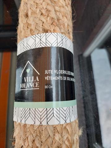 Nieuw Jute Vloerkleed 80cm Villa Volance beschikbaar voor biedingen