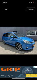 Opel Zafira 2.0 Turbo OPC 2006 Blauw, Auto's, Opel, Voorwielaandrijving, 1998 cc, Zwart, 4 cilinders