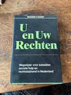 Boek ‘U en Uw Rechten’ Wegwijzer, Ophalen of Verzenden, Zo goed als nieuw