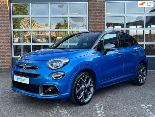 Fiat 500 X 1.3 GSE Sport automaat, leder, adapt cruise, keyl, Auto's, Fiat, Bedrijf, Te koop, 500X, ABS, Achteruitrijcamera, Adaptive Cruise Control