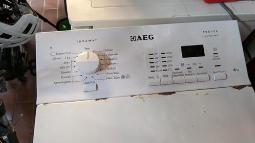 AEG bovenlader 6 kg, Witgoed en Apparatuur, Wasmachines, Gebruikt, 85 tot 90 cm, Ophalen