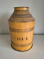 Antiek voorraad blik voor thee, Antiek en Kunst, Curiosa en Brocante, Ophalen of Verzenden