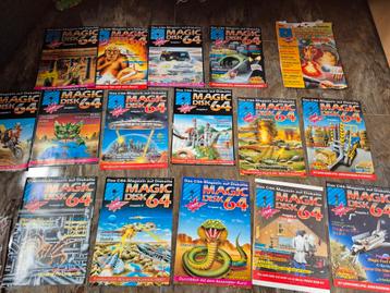16 x commodore 64 c64 disk magazine magic disk 64 beschikbaar voor biedingen