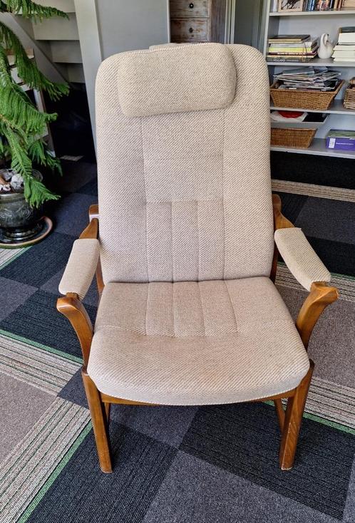 Fauteuil relax stoel merk Farstrup PLUS, bieden mag :), Huis en Inrichting, Stoelen, Gebruikt, Eén, Hout, Overige kleuren, Ophalen