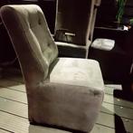 4 Antraciet eetkamerstoelen op wieltjes, Ophalen, Gebruikt, Vier, Modern