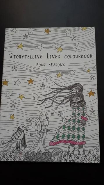 Storytelling Lines Four Seasons colourbook nieuw kleurboekje beschikbaar voor biedingen