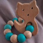 Rammelaar turquoise poes, Verzenden, Nieuw, Rammelaar