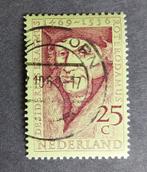 nvph 931 gestempeld 500e geboortedag Erasmus 1969, Postzegels en Munten, Postzegels | Nederland, Verzenden, Na 1940, Gestempeld