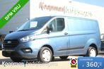 Ford Transit Custom 280 2.0TDCI 130pk L1H1 Trend | Trekhaak, Voorwielaandrijving, 4 cilinders, Blauw, 2500 kg