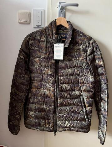Woolrich Camou Lichte Donsjas Nieuw XS Origineel TWV€320 beschikbaar voor biedingen