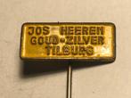 Metalen JOS HEEREN GOUD - ZILVER TILBURG Speld (Geel)., Verzenden, Zo goed als nieuw, Merk, Speldje of Pin