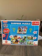 Paw Patrol puzzel (4 in 1), Ophalen of Verzenden, 10 tot 50 stukjes, Zo goed als nieuw, 4 tot 6 jaar