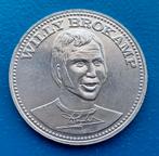 Penning - Willy Brokamp MVV - Shell 1970, Postzegels en Munten, Verzenden, Overige materialen, Nederland