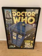 Retro Poster Doctor Who + lijst (61x91cm), Verzamelen, Posters, Ophalen, Rechthoekig Staand, Met lijst, Deurposter of groter