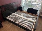 IKEA Hemnes bed, Ophalen, Zwart, Tweepersoons, Zo goed als nieuw