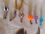 Navelpiercings. Verschillende staafjes. Uit juwelier. 1.50 P, Ophalen of Verzenden, Zo goed als nieuw, Overige materialen