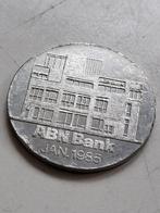 Penning ABN Bank januari 1985 Almere, Postzegels en Munten, Penningen en Medailles, Ophalen of Verzenden, Overige materialen