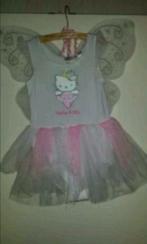 Vlinder, Hello Kitty verkleed setje met vleugels en stafje, Kinderen en Baby's, Carnavalskleding en Verkleedspullen, Ophalen of Verzenden