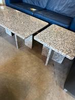Natuurstenen tafels salontafel en bijzettafels, Tuin en Terras, Tuintafels, Ophalen, X, X, X
