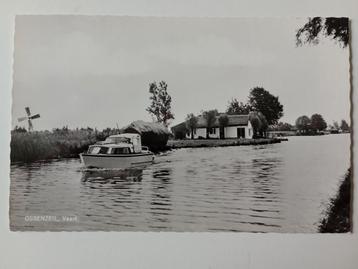 Ossenzijl bij Steenwijk met Scheepvaart 1968