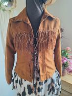 Suedine jasje maat s m, Kleding | Dames, Ophalen of Verzenden, Gedragen, Bruin