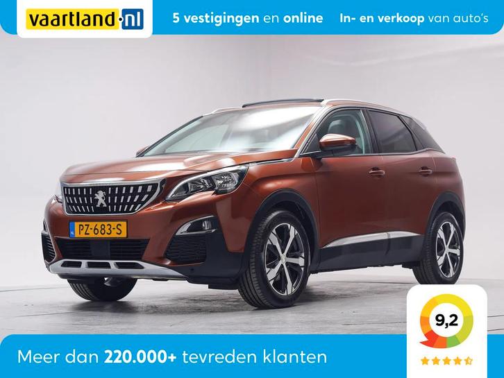 Peugeot 3008 1.2 Puretech AGC Premiere [Pano Virtual Camera], Auto's, Peugeot, Bedrijf, Te koop, ABS, Achteruitrijcamera, Airbags