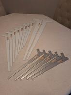 Totaal 15 Plankdragers /2 x 60,5 cm / 8 x 40,5 / 5 x 30,5 cm, Ophalen of Verzenden