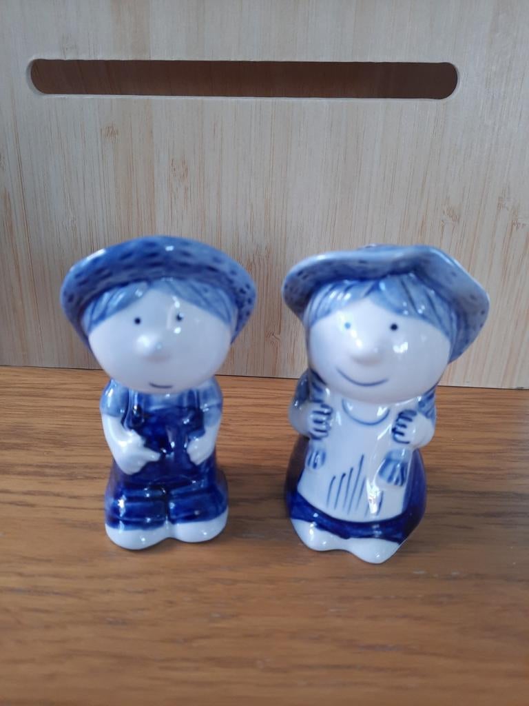 Delfts Blauw Peper- en Zoutstel, Ophalen of Verzenden