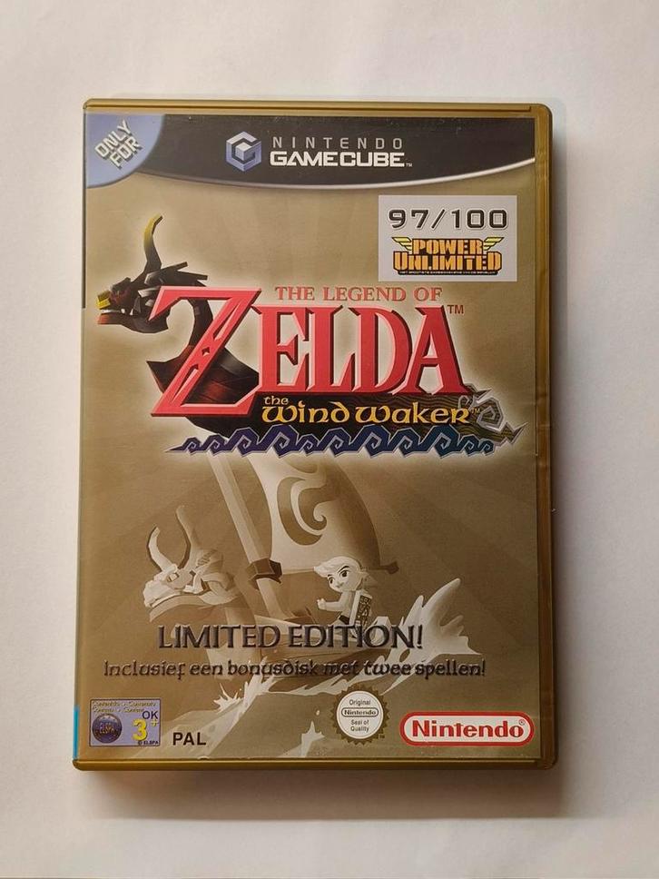 Zelda Wind Waker Limited Edition Gamecube, Spelcomputers en Games, Games | Nintendo GameCube, Gebruikt, Avontuur en Actie, 1 speler