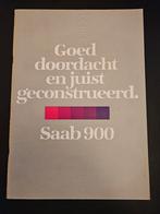 Brochure Saab 900 1980, Ophalen of Verzenden, Zo goed als nieuw, Overige merken