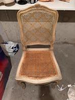 Set van 2 vintage stoelen met rotan zitting en rug, Ophalen of Verzenden