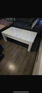 Witte Salontafel (ZONDER GLAS), Ophalen, Overige materialen, Gebruikt, 100 tot 150 cm