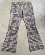 Burberry Broek Ruitprint Maat 36, Kleding | Dames, Broeken en Pantalons, Beige, Ophalen of Verzenden, Maat 36 (S), Lang