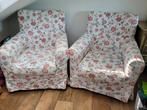 2 x ikea fauteuils  mooie bloemenprint, Huis en Inrichting, Fauteuils, Ophalen, Zo goed als nieuw