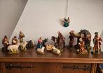 Prachtig 75 jaar oud antiek vintage kerstdorp / kerstbeelden, Diversen, Kerst, Ophalen, Zo goed als nieuw