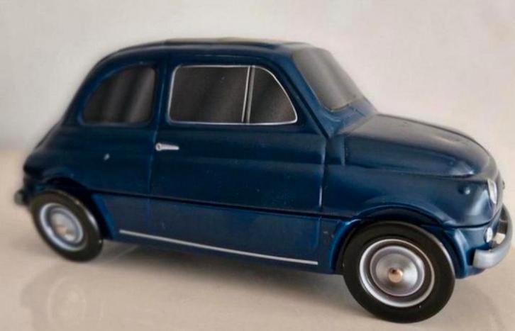 Blik Fiat 500, Verzamelen, Blikken, Zo goed als nieuw, Koek(jes), Ophalen of Verzenden