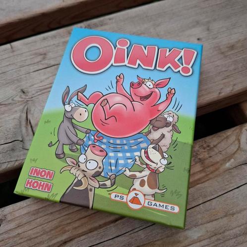 Kaartspel - Oink! - 2 tot 6 spelers, Hobby en Vrije tijd, Gezelschapsspellen | Kaartspellen, Zo goed als nieuw, Ophalen of Verzenden