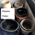 4 Plantenpotjes, Tuin en Terras, Ophalen, Gebruikt, Tuin, Overige vormen