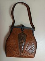 Tasje Meeker Made Art Deco periode, Ophalen of Verzenden, Gebruikt, Zwart, Schoudertasje