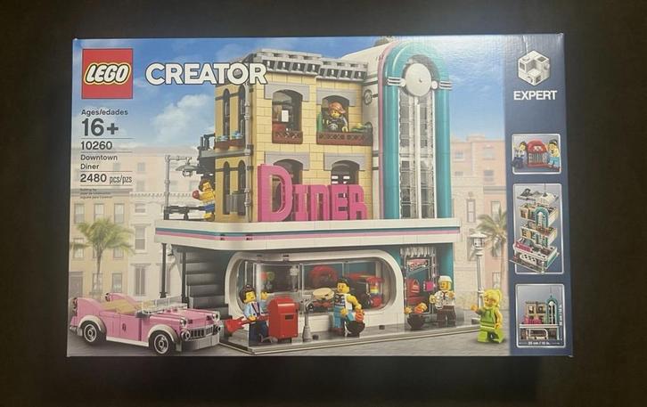 LEGO Downtown Diner (10260) – Nieuw in Doos, Kinderen en Baby's, Speelgoed | Duplo en Lego, Nieuw, Lego, Complete set, Ophalen