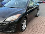 Mazda 3 1.6 Business 2010 NAP 105PK Zwart Navi Lm, Auto's, Mazda, Voorwielaandrijving, Stof, Zwart, 4 cilinders